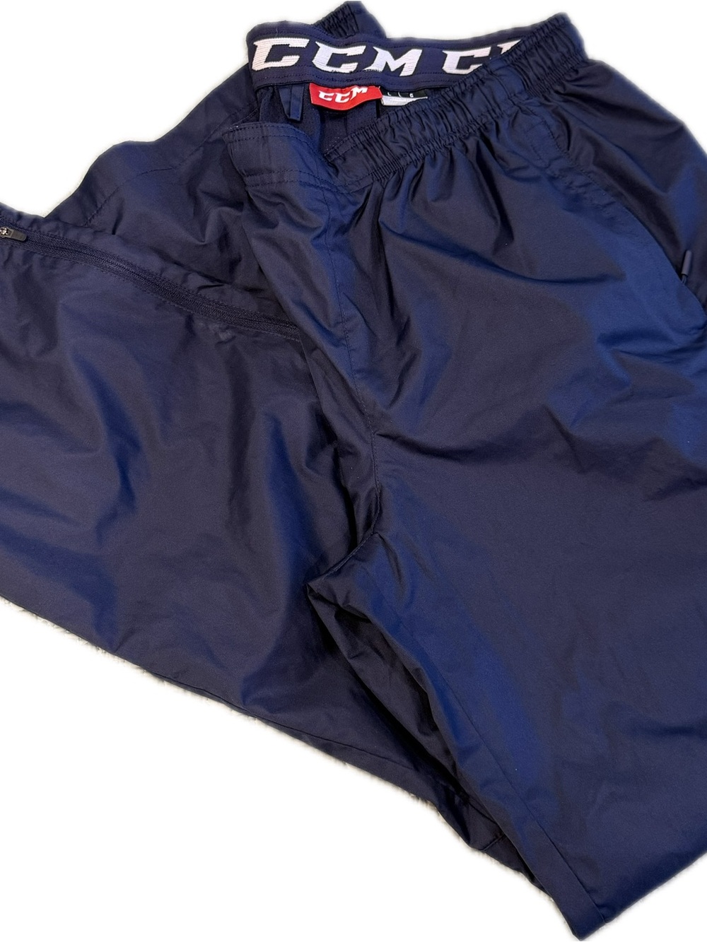 CCM Dark Blue Athletic Pants with Branded Waistband